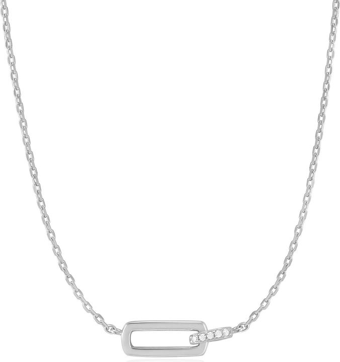Ania Haie Halskette Glam Interlock 925 Sterling Silber (925er Silber, 43 - 48 cm)
