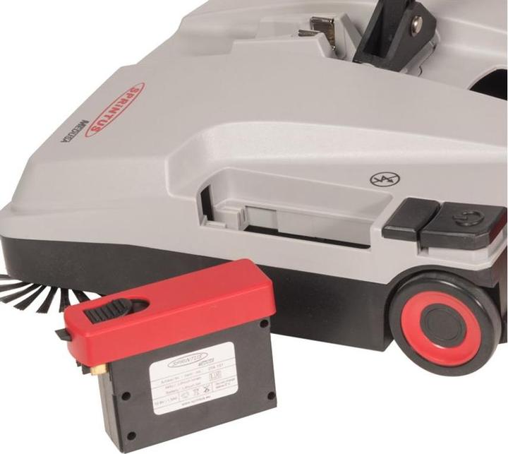Immagine prodotto Sprintus Spazzatrice a batteria MEDUSA, con 2 batterie ricaricabili, adatta per tutte le
