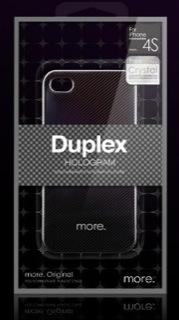 Immagine prodotto more. Duplex Hologram Hardcase per iPhone 4/4S Nero (Apple iPhone 4s, Apple iPhone 4)