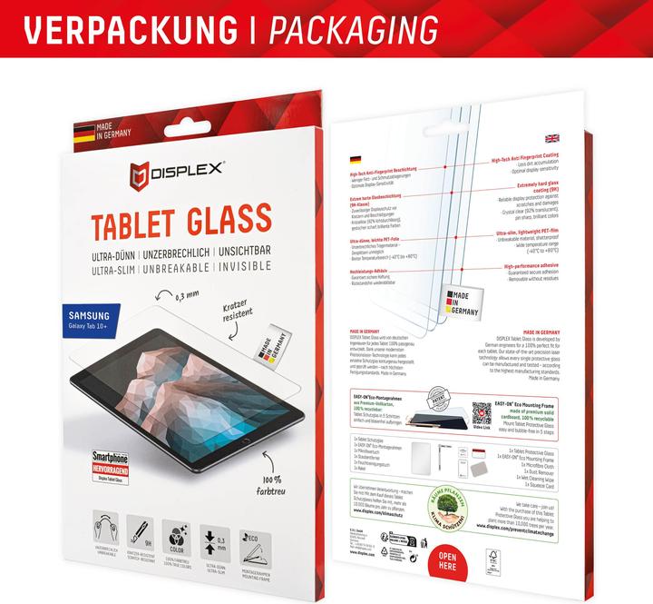 Actual product image Displex Tablet Glass, Tablet Schutzglas (1 Piece, Galaxy Tab S10+)