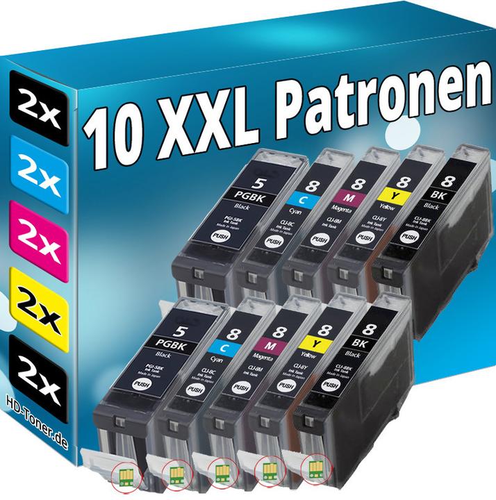 Image du produit Druckfuxx 10x DRUCKER PATRONE für CANON IP3300 IP3500 IP4200 IP5200R IP4300 IP45