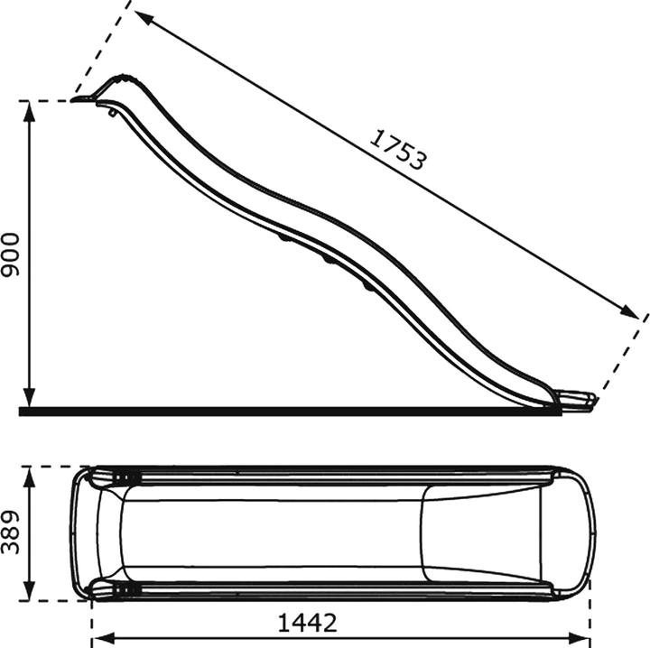 Actual product image Axi Sky175 slide with water connection