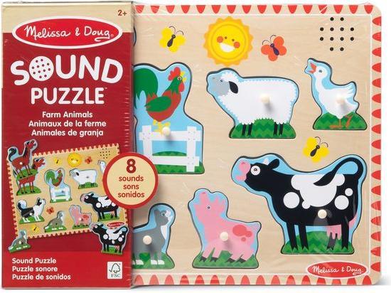 Actual product image Melissa & Doug Farm Animals (8 pieces)