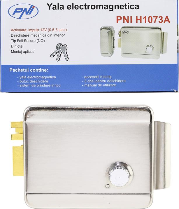 Actual product image PNI H1073A electromagnetic Yala made of steel with fail-safe hub NR