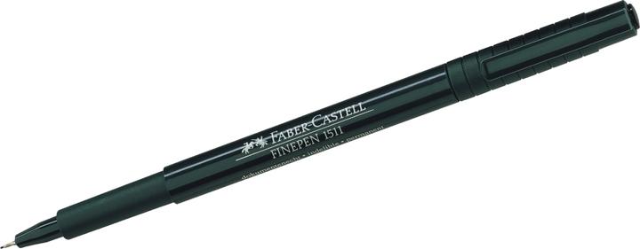 Actual product image Faber-Castell Fibre pen Finepen 1511 (Black, 1 x)