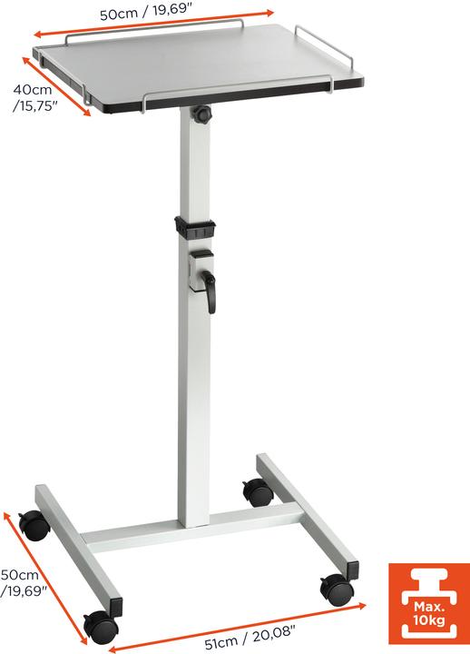 Image du produit Celexon PT2000G Table de projection grise