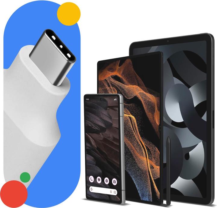 Actual product image Google USB socket to USB-C plug OTG adapter (USB, USB Type C)