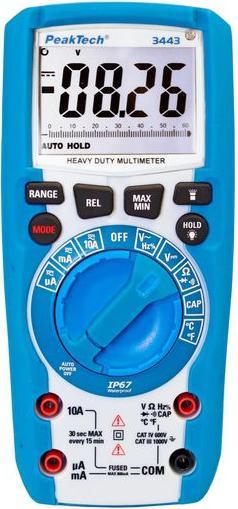 Produktbild Peaktech P 3443 Digitalmultimeter (CAT IV 600V, CAT III)