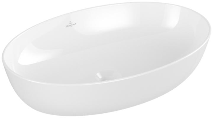 Produktbild Villeroy & Boch Aufsatzwaschbecken Artis 61 cm wei mit CeramicPlus Beschichtung 419861R1 (410 mm, 610 mm)