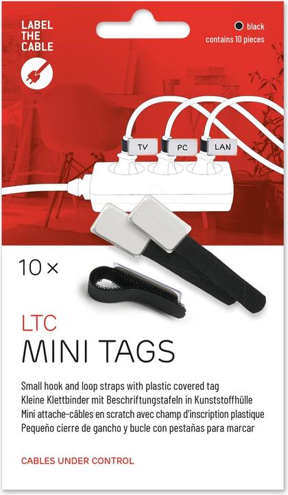 Actual product image Label-the-cable LTC Minir, pack of 10 (Velcro cable ties, 90 mm, 10 pcs.)
