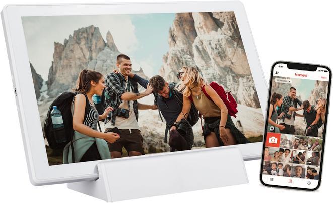 Immagine prodotto Braun Photo BRAUN DigiFrame 1011 WiFi mobil weiss (10.10", 1280 x 800 pixel)
