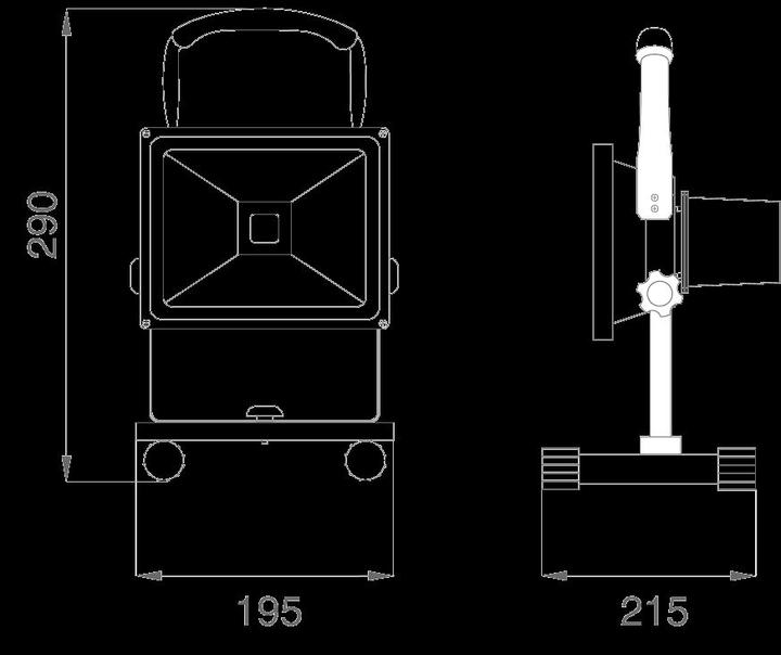 Produktbild Synergy 21 LED Spot Outdoor Baustrahler (1600 lm)