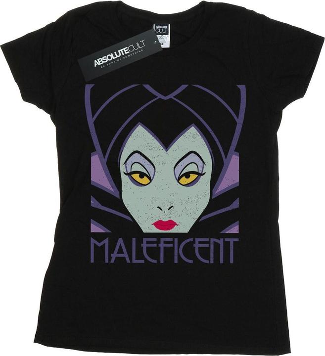 Immagine prodotto Disney Maleficent Cropped Head Maglietta Donna (XL)