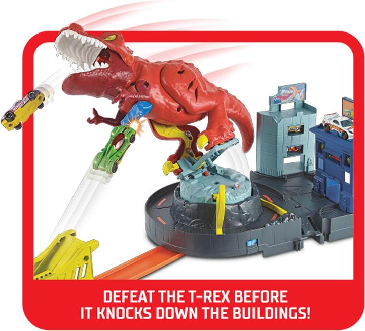 Produktbild Hot Wheels City T-Rex Attacke