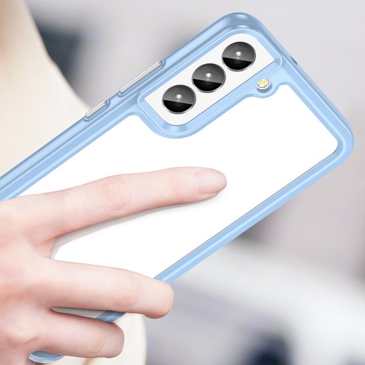 Actual product image Hurtel Outer Space Case for Samsung Galaxy S23 cover with a flexible frame blue (Samsung Galaxy S23+)
