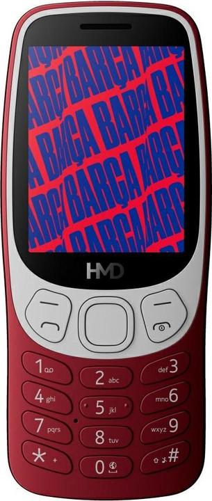 Actual product image HMD Phone Barca 3210 TA-1736 DS red