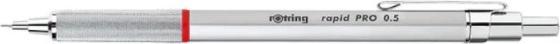 Produktbild Rotring Druckkugelschreiber rapid PRO CHROM Strichfarbe: blau, Strichstärke: M, dokumentenecht (Chrom, 1 x)