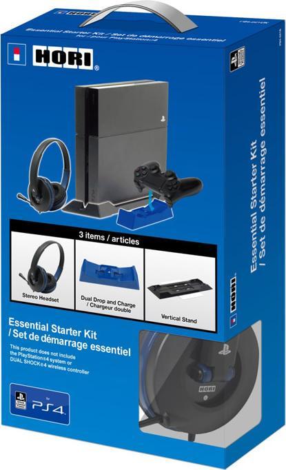 Produktbild HORI Essential Starter Kit (Schwarz) (PS4)