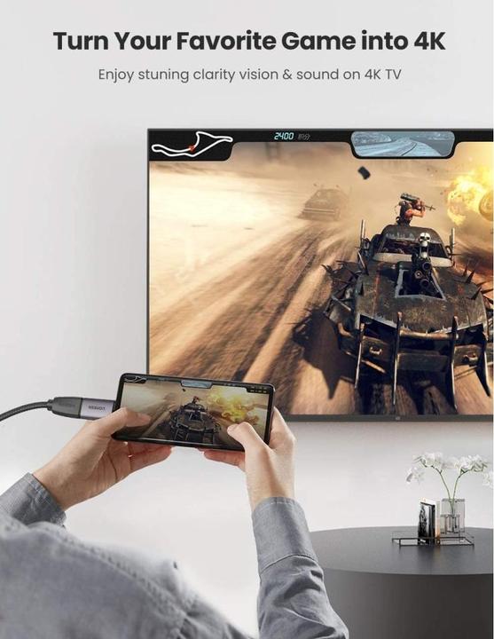 Immagine prodotto Ugreen Adattatore da USB-C a HDMI Jack (USB-C, 3.97 cm)