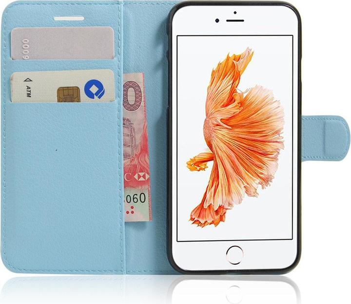 Immagine prodotto Cover-Discount iPhone 8 / 7 - custodia in pelle copertura carte scomparti luce blu (Apple iPhone SE, Apple iPhone 8, Apple iPhone 7)