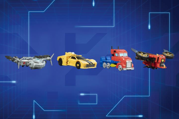 Actual product image Hasbro Transformers EarthSpark Warrior Class Optimus Prime toy
