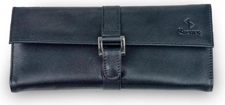 Sacher 1011.010443 - Schmuckrolle new classic schwarz Leder