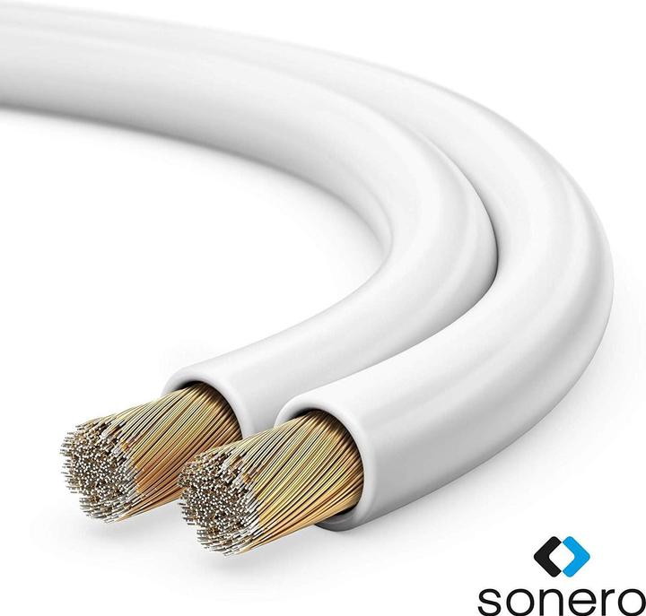 Produktbild Sonero Lautsprecherkabel 0,75mm² CCA 50 m (50 m, 0.75 mm²)