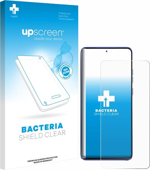 Produktbild upscreen Schutzfolie Displayschutz Displayschutzfolie Folie Klar antibakteriell (1 Stück, Motorola Moto G Stylus)