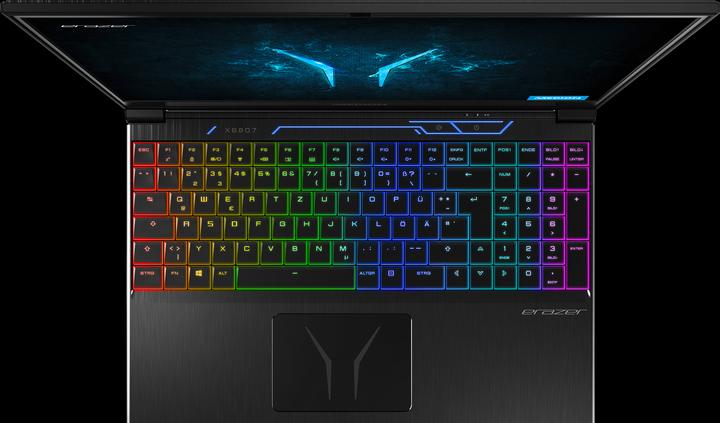 Image du produit Medion Erazer (15.60", Intel Core i7 8750H, 16 Go, 512 Go, CH)