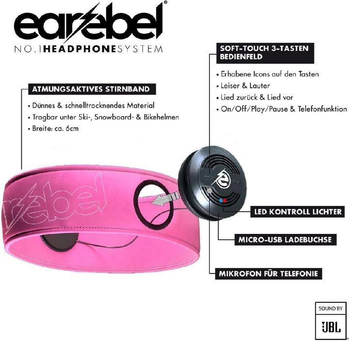 Immagine prodotto Earebel - Elite - Fascia per zoccoli maat L/XL - all'orecchio - koptelefoon - koptelefoon sportivo -