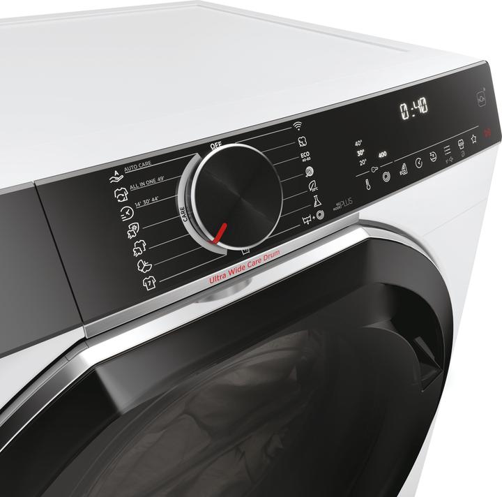 Actual product image Hoover H-WASH 700 H7W 610MBC-S front loading washing machine 10 kg 1600 rpm White (10 kg, Left, EU plug)