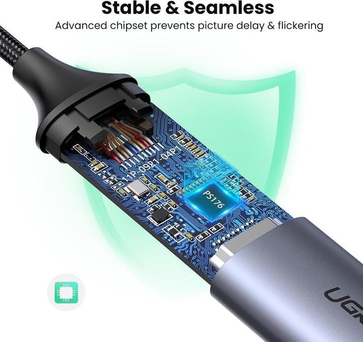 Image du produit Ugreen Adaptateur USB-C vers HDMI (USB-C, HDMI, 10 cm)