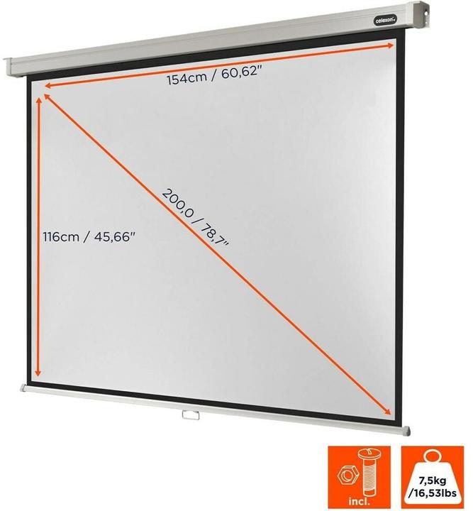 Produktbild Celexon Rollo Professional, Leinwand, 4:3 (72.44", 4:3)