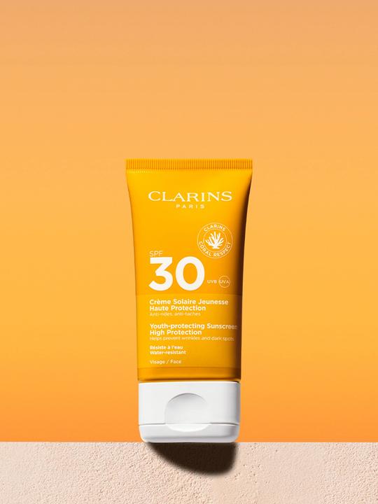 Actual product image Clarins Suncare Face Cream SPF 30 (Sun cream face, SPF 30, 50 ml, 73 g)