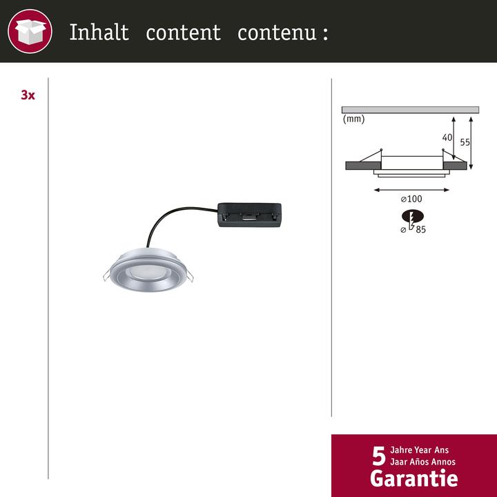 Actual product image Paulmann Leuchtspiegel Mirra Kosmetik (80 x 60 cm)