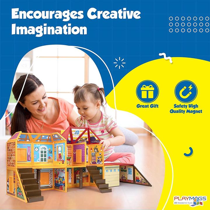 Image du produit Playmags Magnetisches Spielhaus