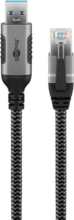 Produktbild Goobay Ethernet-Kabel USB-A auf RJ45, 1,5 m (USB 3.0, RJ45, RJ45 (1x))