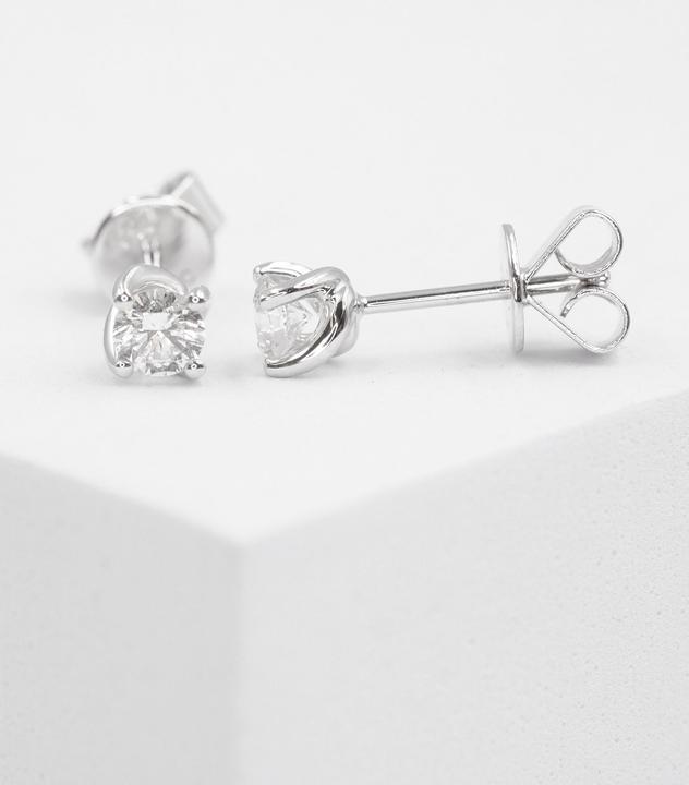 Image du produit Muau Boucles d'oreilles (Or blanc 750)