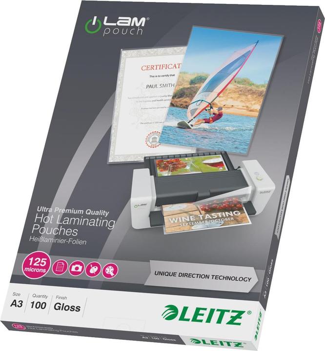 Produktbild Leitz Laminierfolie (A3, 100 Stück, 125 µm)