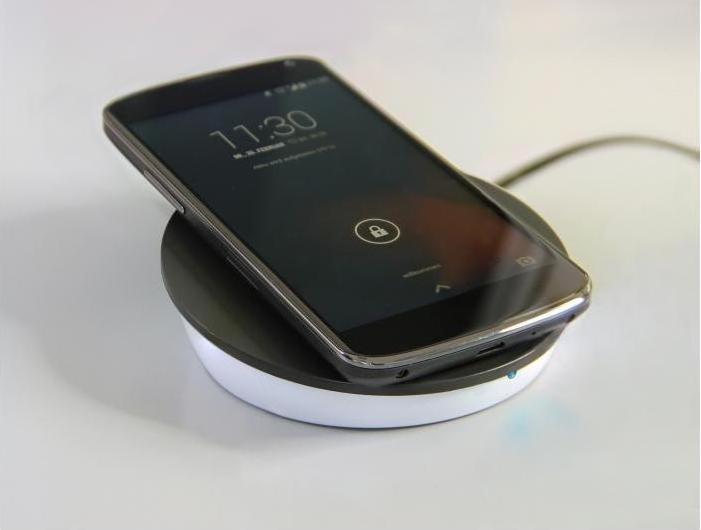 Image du produit Navilock Appareil mobile Qi Chargeur sans fil Appareils compatibles Qi : iPhone 8, 8 Plus, X Google Nexus 4 (5 W)