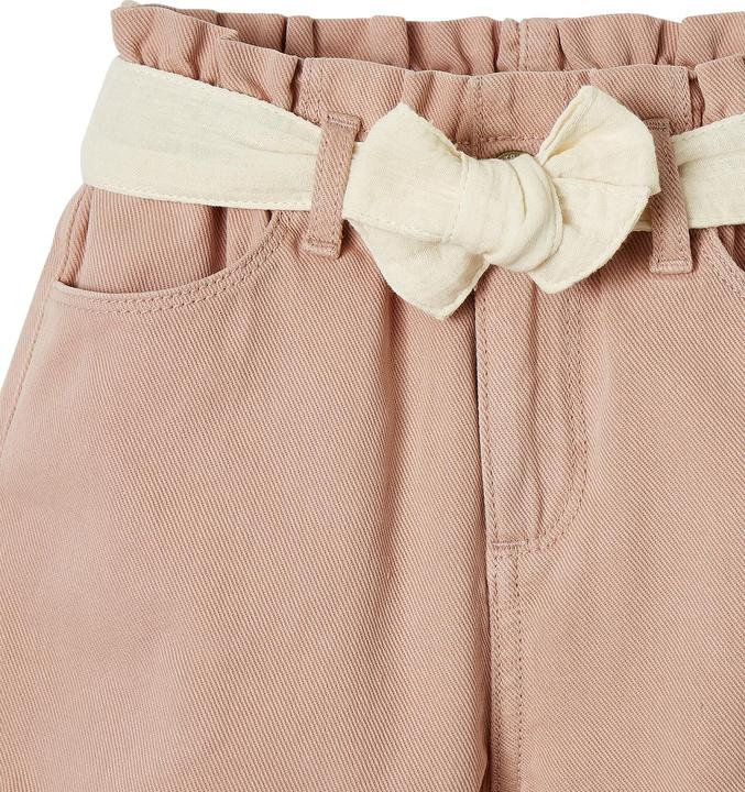 Produktbild Vertbaudet Mädchen Paperbag-Shorts mit Stoffgürtel (134)