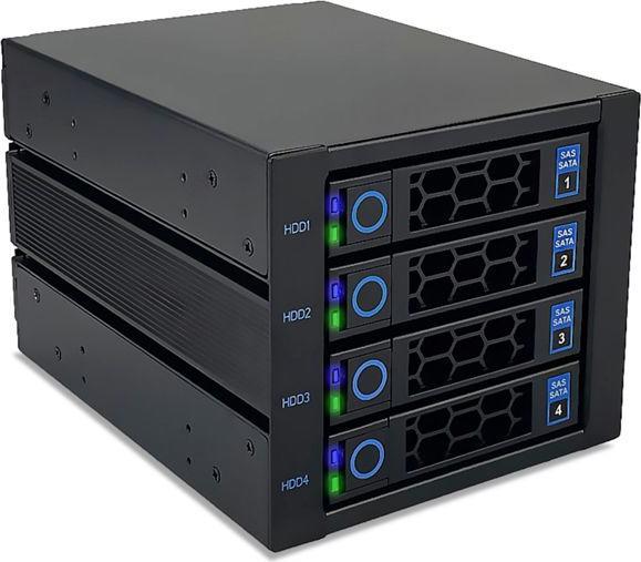 Produktbild Fantec WR-NVMeU.2-C3141 Back- plane f. 4x 3,5/2,5 NVMe/SSD/HDD (3.5", 2.5")