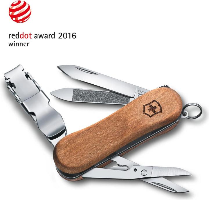 Actual product image Victorinox Nail Clip Wood 580
