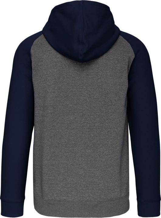 Produktbild Proact Sweatshirt Zipper mit Kapuze aus zweifarbigem Molton (XS)