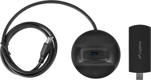 Immagine prodotto Lanberg BEZPRZEWODOWA KARTA SIECIOWA WIFI NC-3000-WI USB 3.0 AX3000 TRI-BAND 2 WEWNĘTRZNE ANTENY
