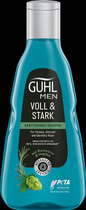 Produktbild Guhl Men Voll & Stark Shampoo kräftigend (250 ml, Flüssiges Shampoo)