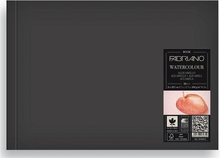 Immagine prodotto Fabriano Acquerello Pad Book A4, 30 fogli (A4, Copertina rigida)