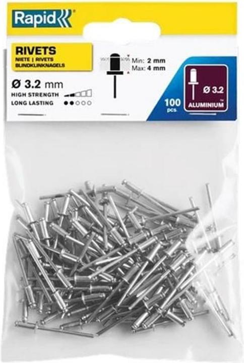 Rapid Standard blind rivets Ø 3.2 x 8 mm