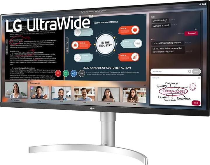 Actual product image LG 34WN650-W (2560 x 1080 pixels, 34")