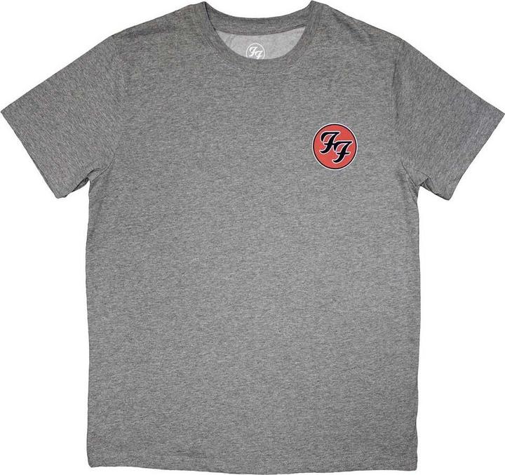 Actual product image Foo Fighters Unisex Adult FF Mini Logo T-Shirt (XL)